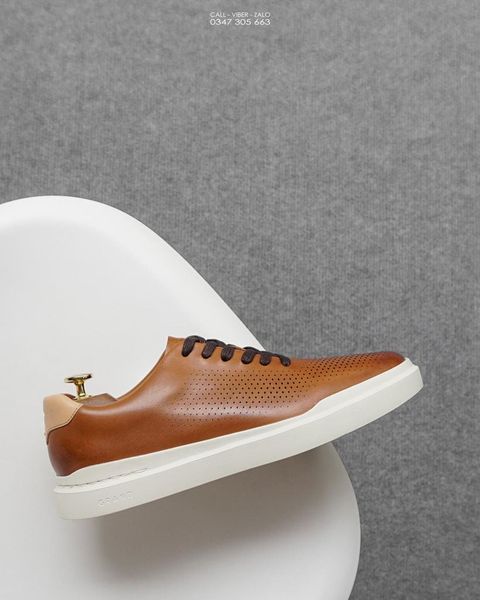  Cole Haan Men's GrandPro Rally Laser Cut Sneaker in British Tan 