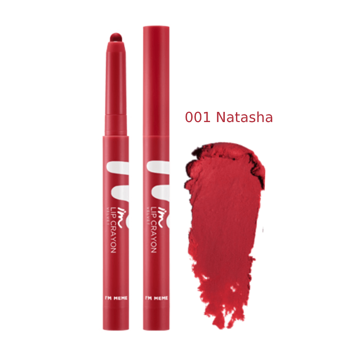 Son Môi I'm Meme I'm Lip Crayon Velvet (001 Natash)