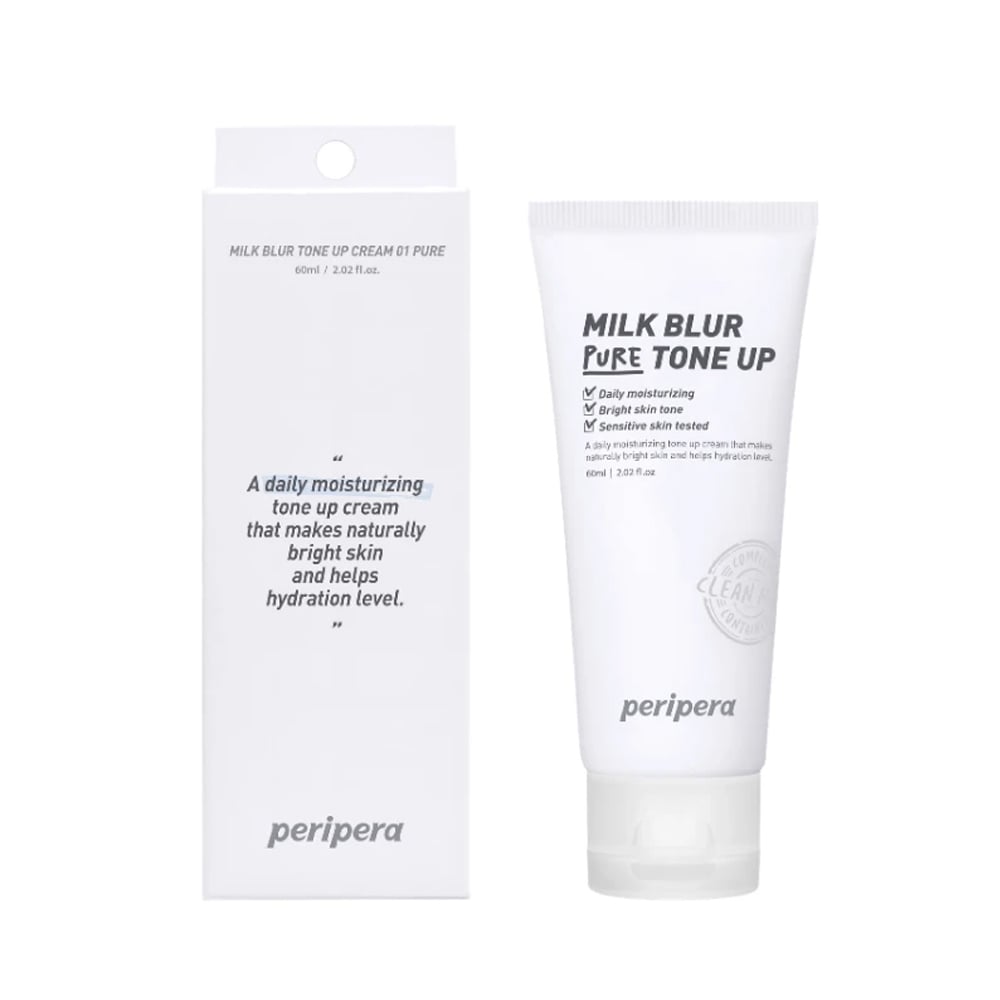 Kem Lót Nâng Tông Da Peripera Milk Blur Tone Up Cream 60Ml