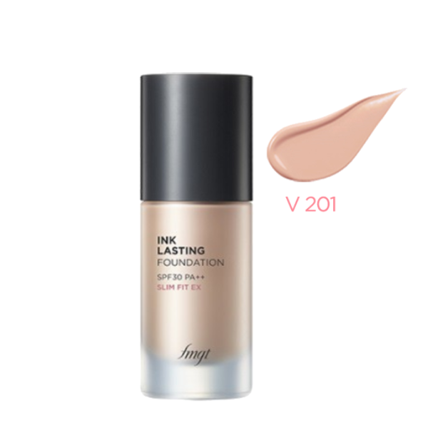 [Fmgt] Kem Nền Lâu Trôi Chống Nắng Thefaceshop Ink Lasting Foundation Slim Fit Ex Spf30 Pa++ (30Ml)