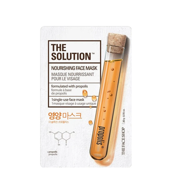 Mặt Nạ Kháng Khuẩn Chống Lão Hóa Thefaceshop The Solution Nourishing Face Mask (1Pc) [Không Đổi Trả, Hsd Từ Tháng 07/2022 Đến Tháng 09/2022]