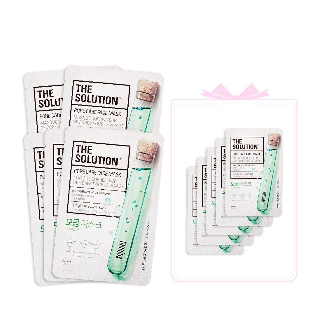 Set 10 Mặt Nạ Chăm Sóc Lỗ Chân Lông The Solution Pore Care