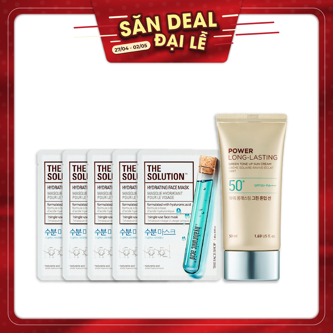Combo Kem Chống Nắng Cấp Ẩm Power Long - Lasting Moisture Sun Cream Spf50+ Pa+++ 50Ml