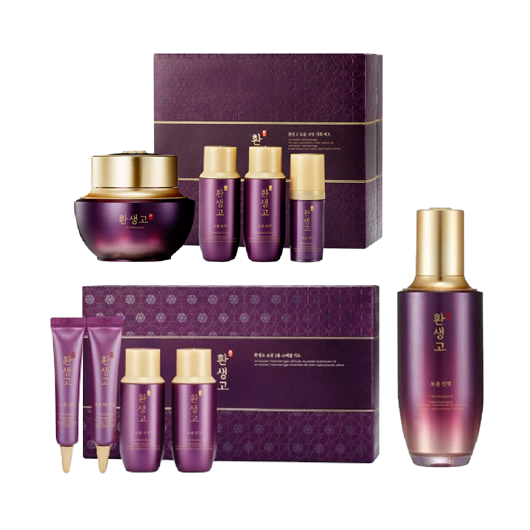 Combo Tinh Chất Và Kem Dưỡng Trẻ Hóa Da Yehwadam Hwansaenggo Ultimate Rejuvenating
