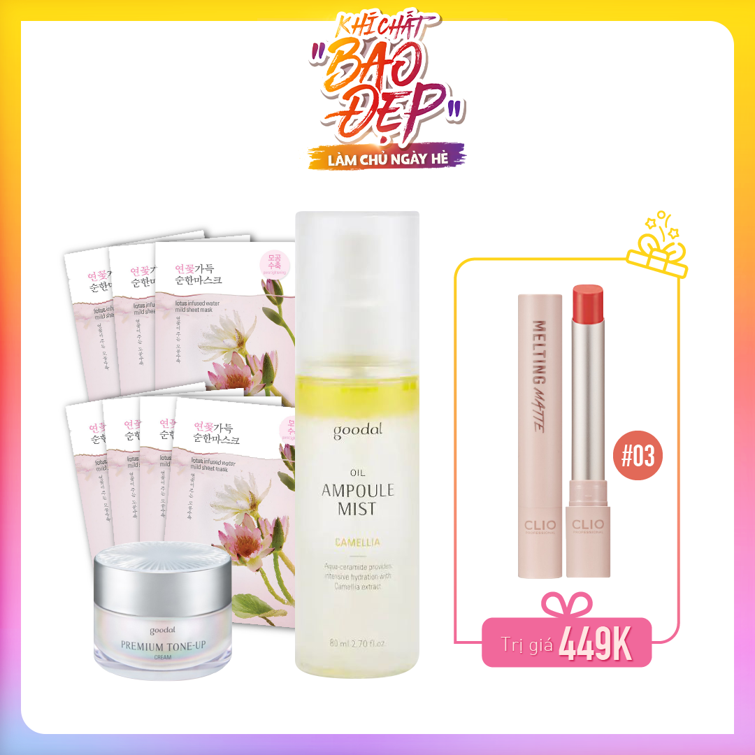 Combo Kem Dưỡng Nâng Tone Da Goodal Premium Tone - Up Cream 19Ad 30Ml