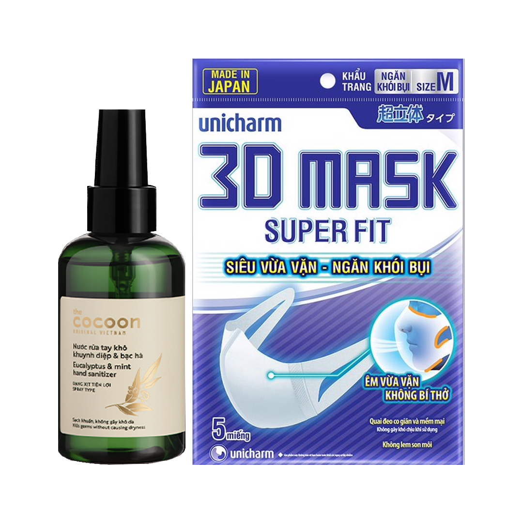 Combo An Toàn Mùa Dịch (Nước Rửa Tay + Khẩu Trang)