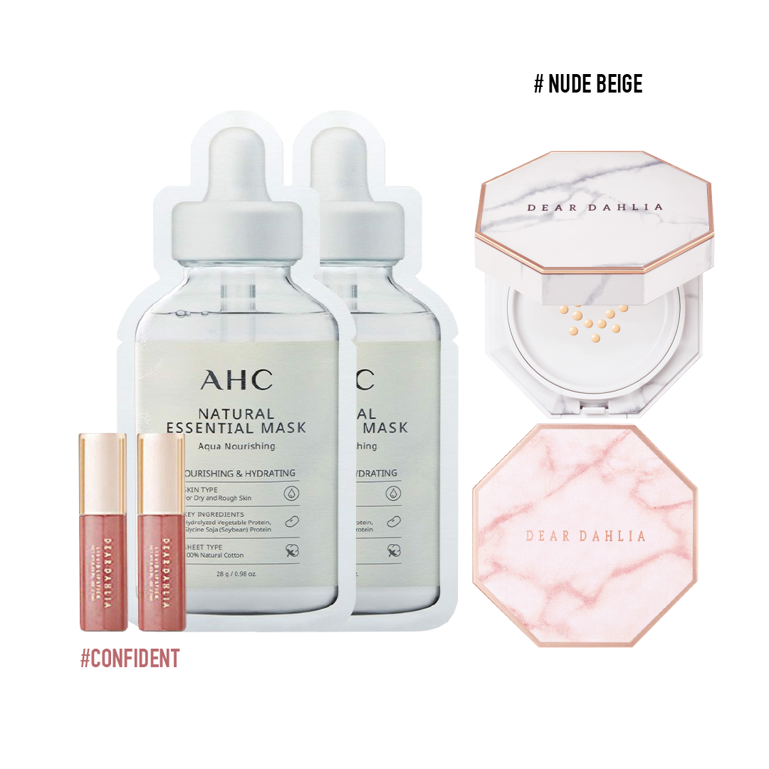 Combo Phấn Nước Đa Năng Hiệu Ứng Căng Mượt Dear Dahlia Skin Paradise Blooming Cushion Foundation Spf 35 Pa+++ 14Ml