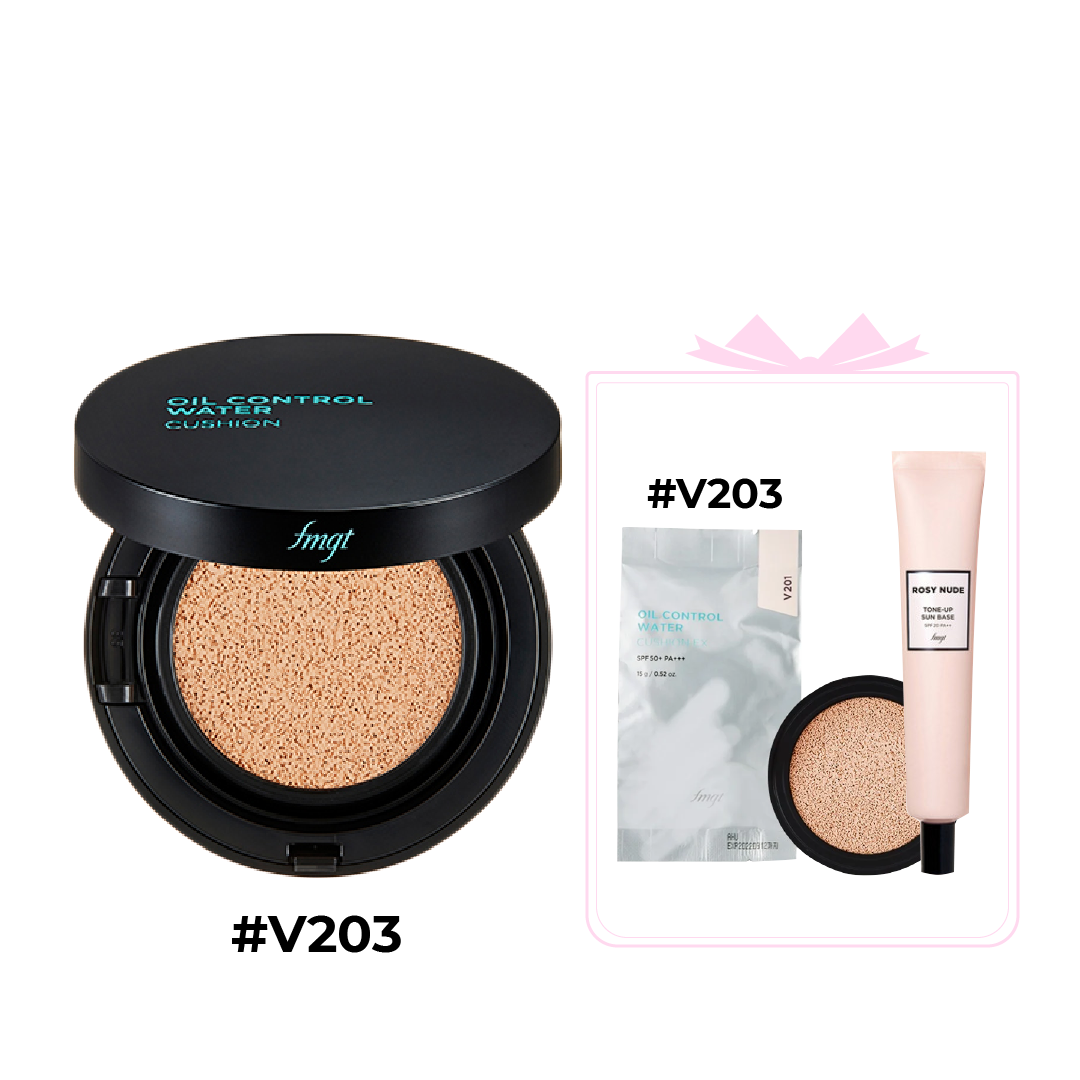 Combo Phấn Nước Kiềm Dầu Lâu Trôi Oil Control Water Cushion Ex Spf50+ Pa+++