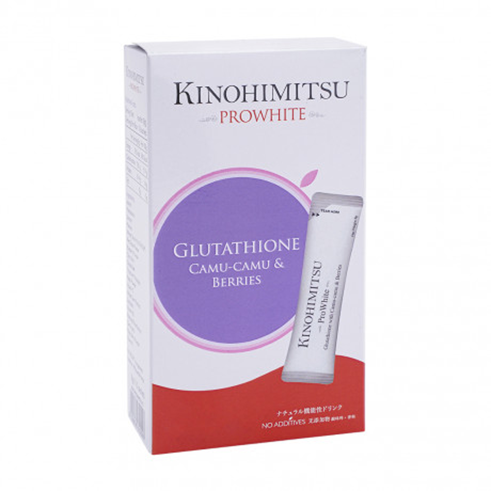 Thức Uống Làm Trắng Da Và Hỗ Trợ Lá Gan Khoẻ Mạnh Kinohimitsu Prowhite 8G (1 Hộp 10 Gói)