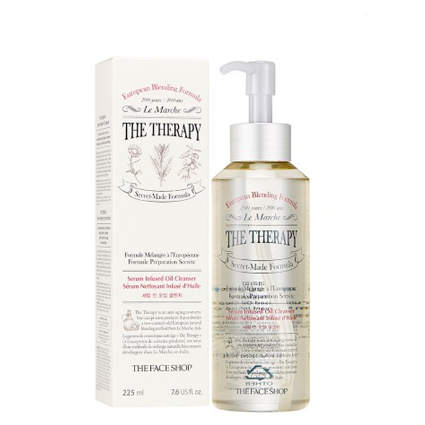 Sản Phẩm Làm Sạch Đa Năng Thefaceshop The Therapy Serum Infused Oil Cleanser 225Ml