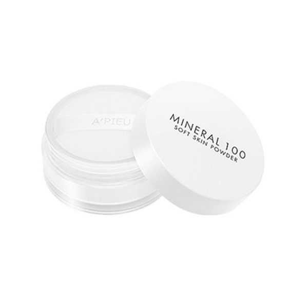 Phấn Phủ Làm Mịn Lỗ Chân Lông A'pieu Mineral 100 Soft Skin Powder 4G