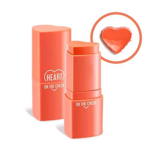 Má Hồng Trang Điểm A'pieu Heart On The Cheek (Or01/Beep Beep)