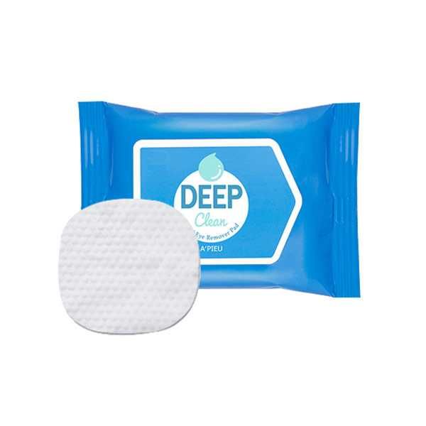 Khăn Giấy Tẩy Trang Mắt Môi A'pieu Deep Clean Lip & Eye Remover Pad [Không Đổi Trả, Hsd Từ Tháng 10/2022 Đến Tháng 12/2022]