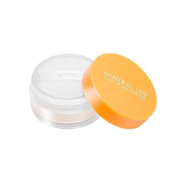 Phấn Phủ Chống Nắng Dạng Bột Khoáng A'pieu Mineral 100 Tone Up Sun Powder Spf50+/Pa+++ (Natural Beige) 6G