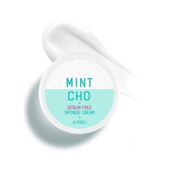Kem Dưỡng Da Mặt A'pieu Mintcho Sebum Free Sponge Cream