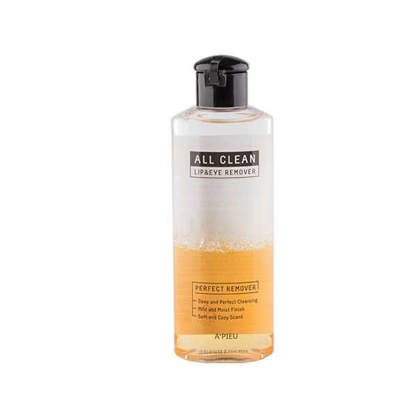 Dầu Tẩy Trang Mắt Và Môi A'pieu All Clean Lip&Eye Remover (Calendula) 160Ml