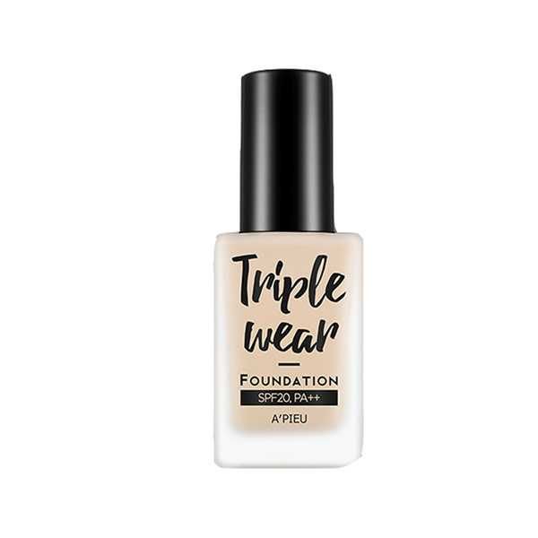Kem Nền Trang Điểm A'pieu Triple Wear Foundation Spf20/Pa++ (No.2/Light)