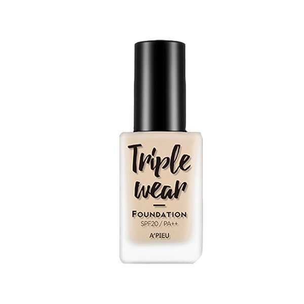 Kem Nền Trang Điểm A'pieu Triple Wear Foundation Spf20/Pa++ (No.3/Warm Ivory)