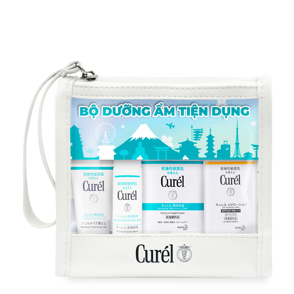 Bộ Dưỡng Ẩm Da Minisize Curél Trial Minisize Set
