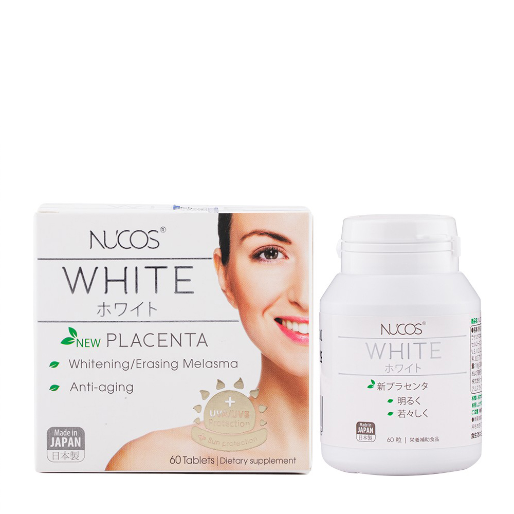 Viên Uống Trắng Da Nucos White For Whitening & Reduce Melasma (60 Viên)