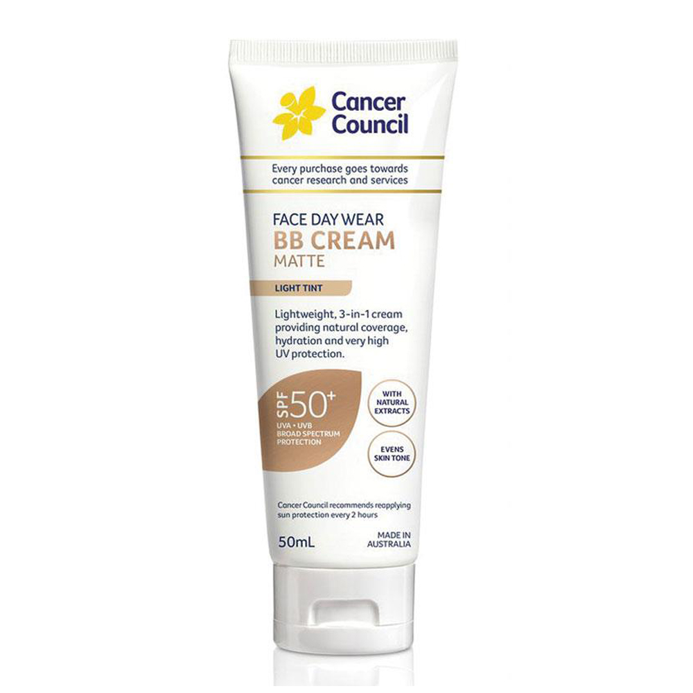 Kem Bb Chống Nắng Ban Ngày Cancer Council Bb Cream Matte Spf50+ 50Ml