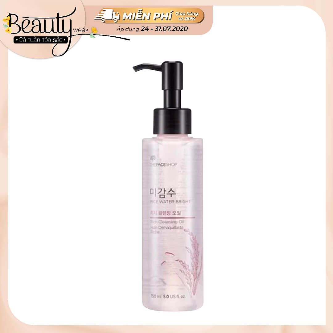 Dầu Tẩy Trang Thefaceshop Rice Water Bright Light Cleansing Oil 150Ml