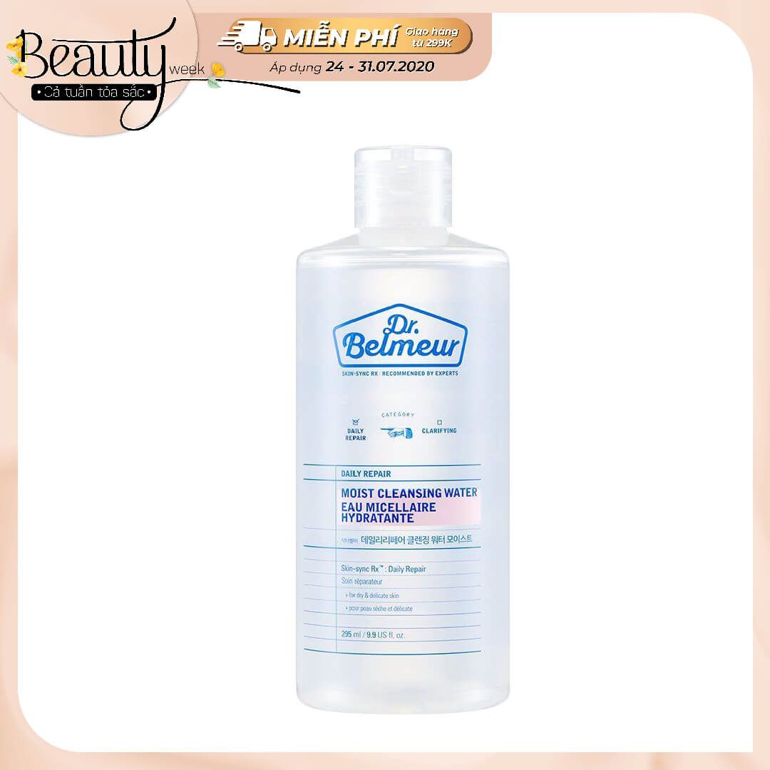 Nước Tẩy Trang Dr.belmeur Daily Repair Moist Cleansing Water 300Ml