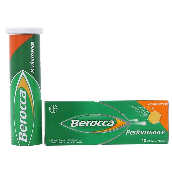 Viên Sủi Bổ Sung Vitamin Và Khoáng Chất Berocca Performance (Hộp 10 Viên)