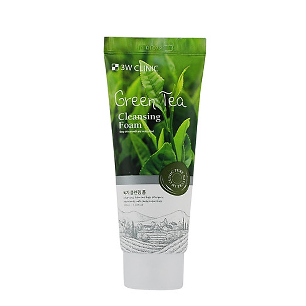 Sữa Rửa Mặt 3W Clinic Green Tea Foam Cleansing 100Ml