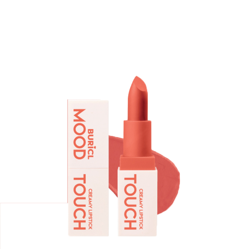 Son Kem Buricl Mood Touch Creamy Lipstick 3.6G 004 Ruby Orange