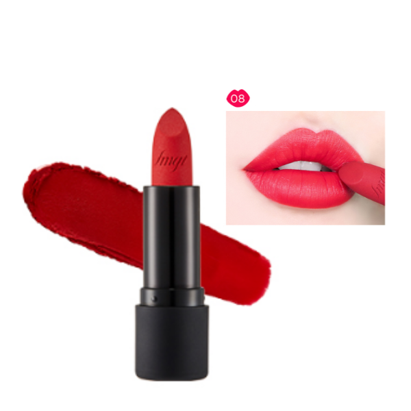 [Fmgt] Son Lì Thefaceshop Rouge True Matte 3.6G 08 Strawcherry Juice