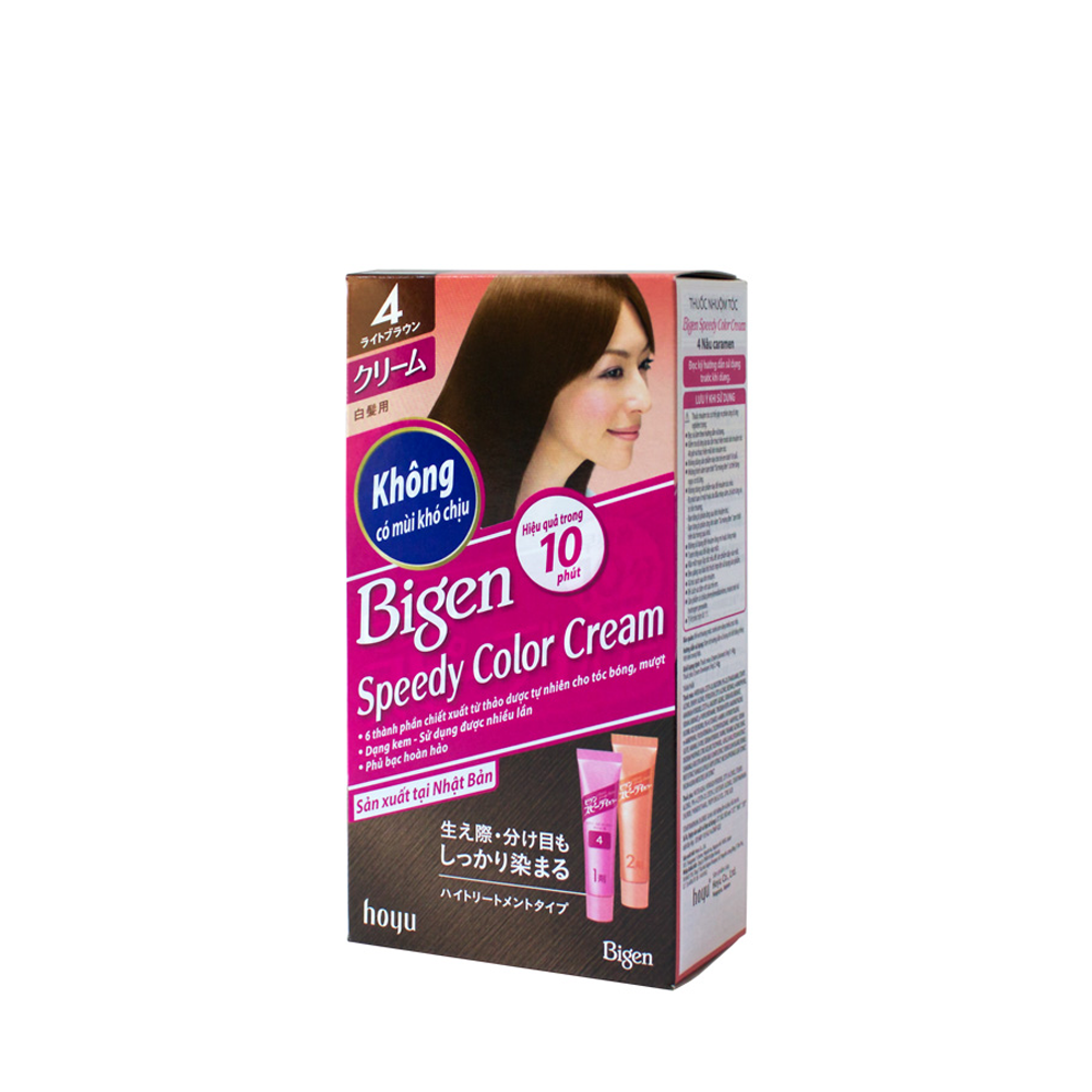 Kem Nhuộm Tóc Phủ Bạc Bigen Speedy Color Cream (B) 80G