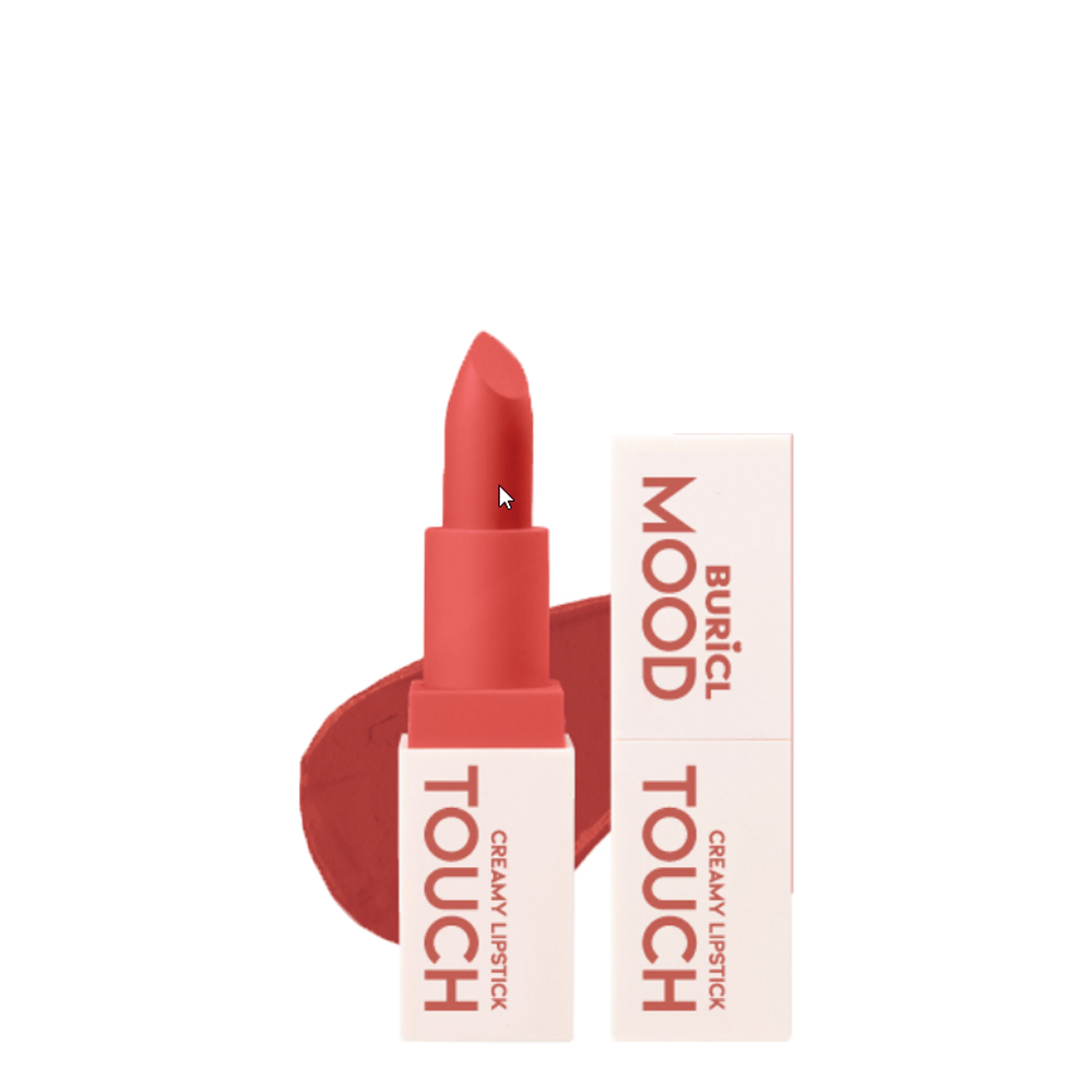 Son Kem Buricl Mood Touch Creamy Lipstick 3.6G 005 Rosy Brown [Không Đổi Trả, Hsd Tháng 01/2023]