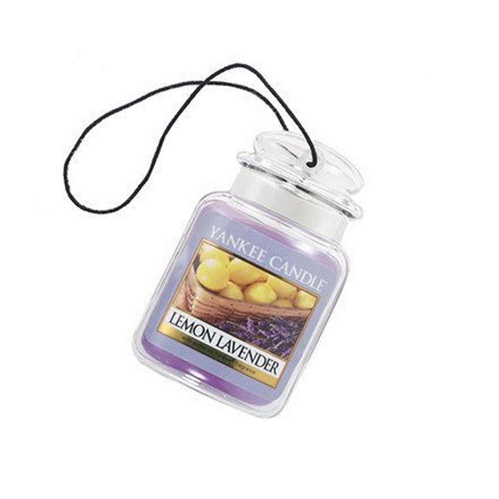 Sáp Thơm Xe Dạng Treo Hương Chanh Hoa Oải Hương Yankee Car Jar Ultimated - Lemon Lavender
