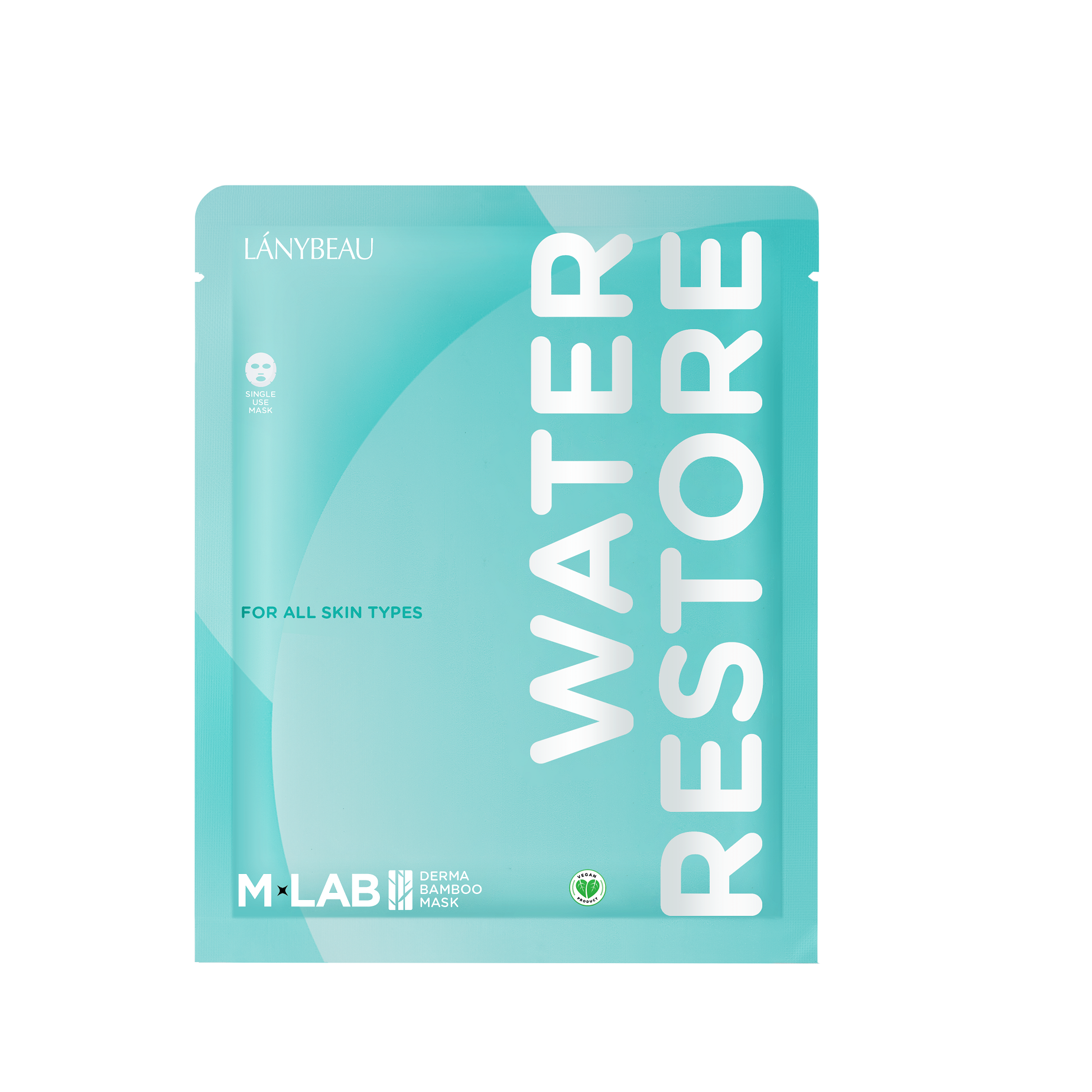 Mặt Nạ Sợi Tre Cấp Ẩm Và Dưỡng Ẩm M - Lab Derma Bamboo Mask Water Restore 28G