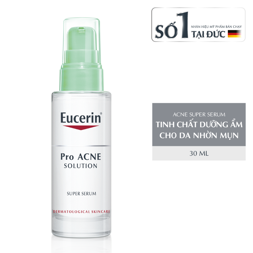 Tinh Chất Trị Mụn Trứng Cá, Mờ Sẹo Eucerin Proacne Concentrate Serum 30Ml