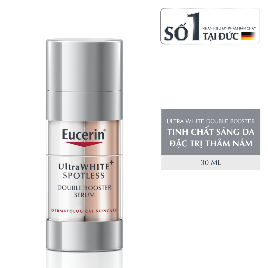 Tinh Chất Dưỡng Trắng Mờ Vết Thâm Eucerin Utra White Double Bosster Serum 30Ml