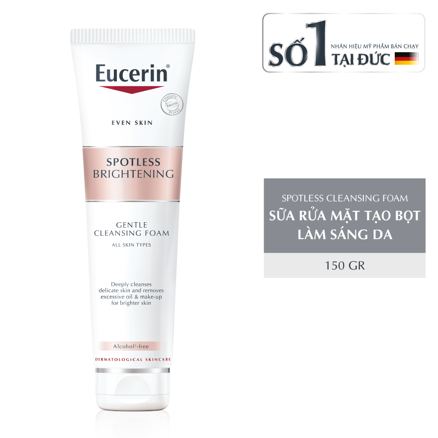Sữa Rửa Mặt Trắng Da Eucerin Ultra White+ Spotless Gentle Cleansing Foam 150G