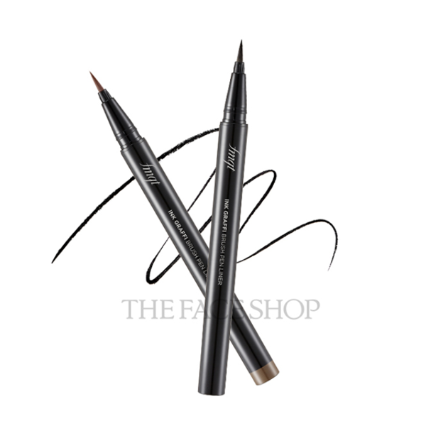 Viền Mắt Dạng Bút Thefaceshop Ink Graffi Brush Pen Liner 0.6G 01 Ink Black