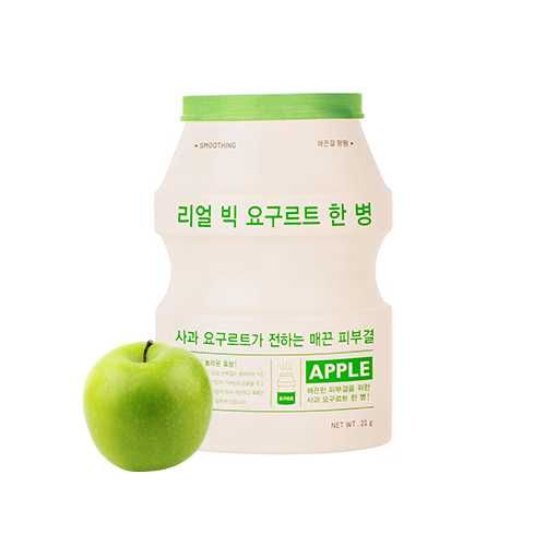 Mặt Nạ Làm Mềm Mịn Da A'pieu Real Big Yogurt One - Bottle (Apple)