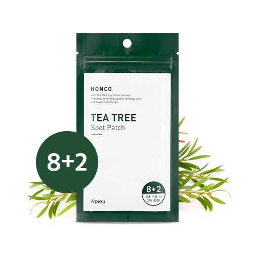 Miếng Dán Mụn A'pieu Nonco Teatree Spot Patch Set(8+2)