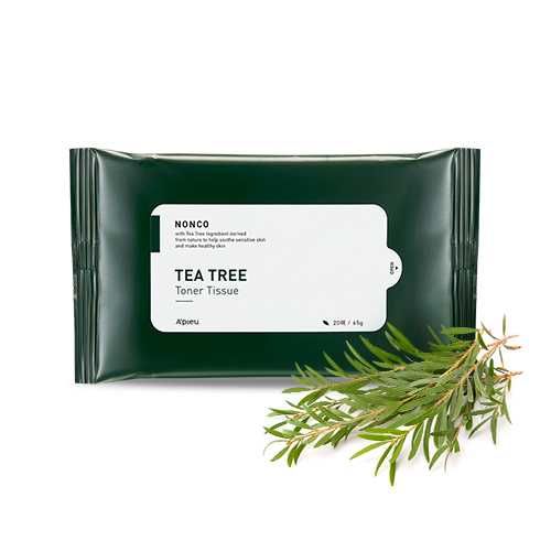 Khăn Giấy Dưỡng Da A'pieu Nonco Tea Tree Toner Tissue