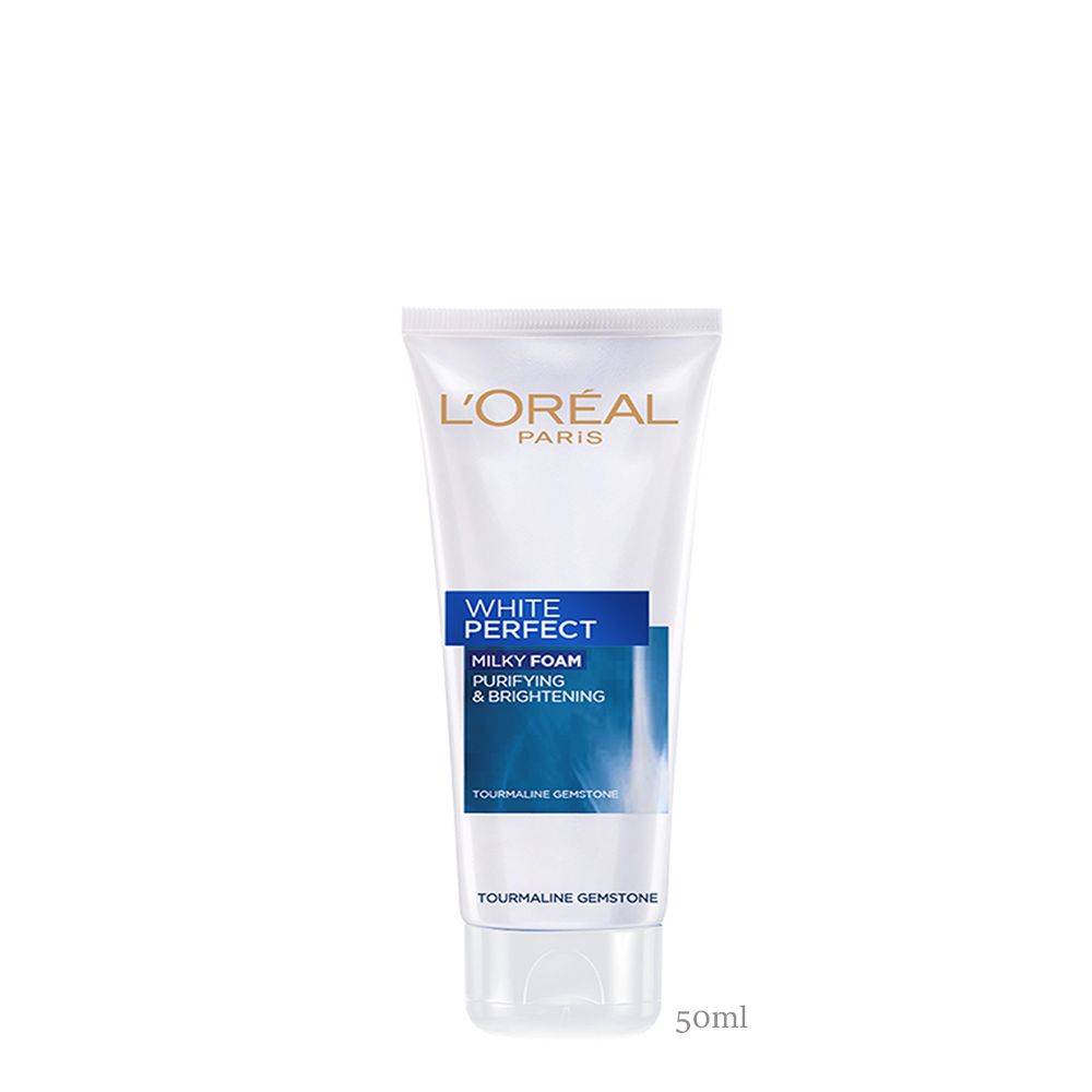 Sữa Rửa Mặt Làm Sáng Da L’oreal White Perfect Purifying & Brightening Milky Foam 100Ml 50Ml