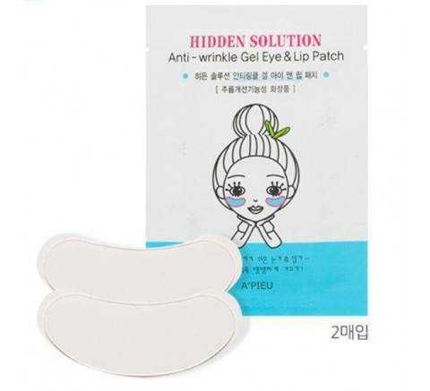 Mặt Nạ Dưỡng Da Vùng Mắt Môi A'pieu Hidden Solution Anti - Wrinkle Gel Eye & Lip Patch