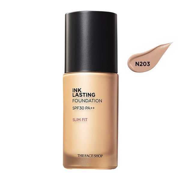 Kem Nền Che Khuyết Điểm Ink Lasting Foundation Slim Fit Spf30, Pa++ N203