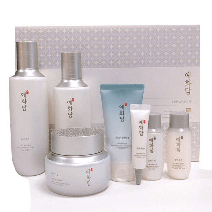 Bộ Sản Phẩm Dưỡng Da Và Làm Sạch Yehwadam Pure Brightening Set