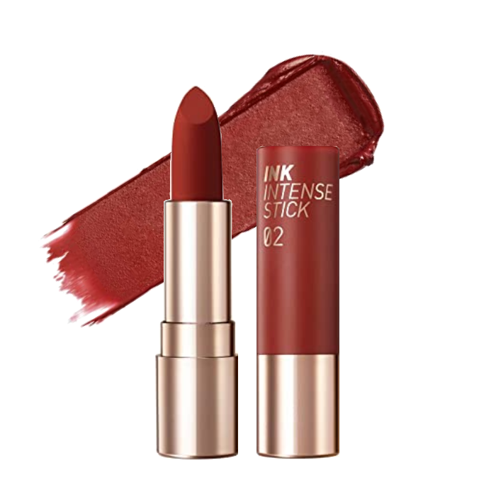 Son Thỏi Lì Mượt Peripera Ink Velvet Intense Stick 3.7G 02 Smoked Red