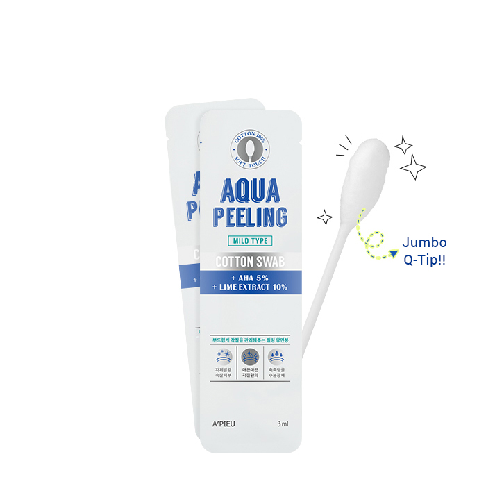 Bông Tẩy Da Chết A'pieu Aqua Peeling Cotton Swab (Mild)