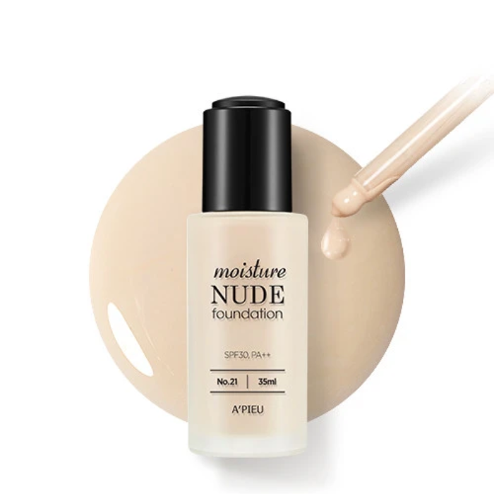 Kem Nền Dưỡng Ẩm A'pieu Moisture Nude Foundation Spf30 Pa++ (No.21) 35Ml