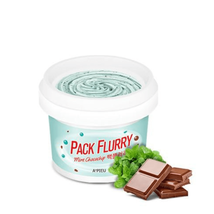 Mặt Nạ Rửa Cung Cấp Ẩm Cho Da A'pieu Pack Flurry (Mint Chocochip)